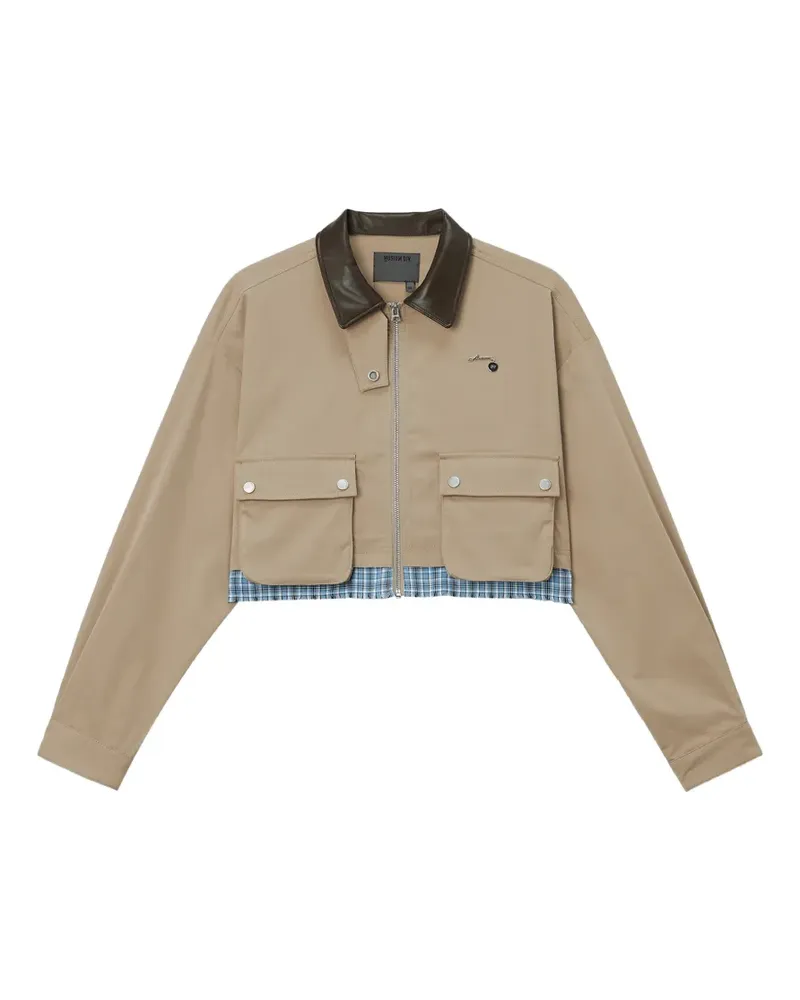 Musium Div. Jacke mit Reißverschluss - Nude Nude