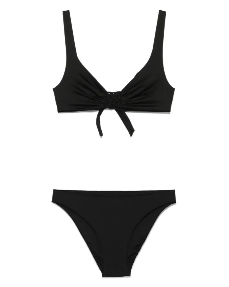 FISICO-Cristina Ferrari Bikini mit Makramee-Detail - Schwarz Schwarz