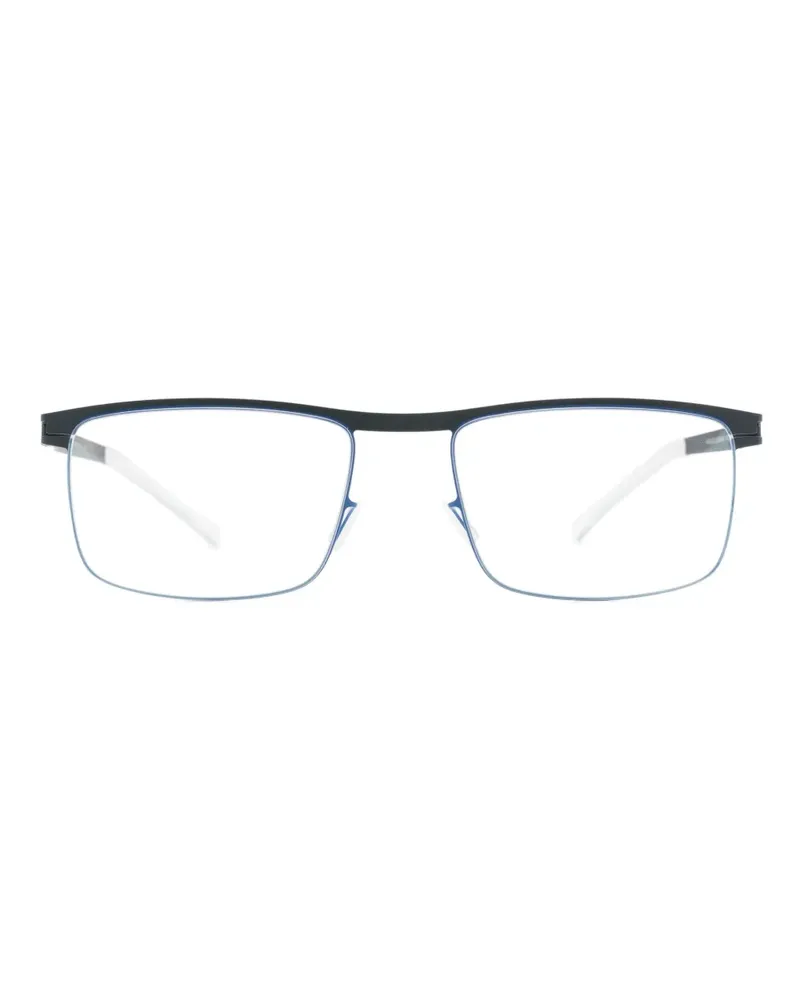 Mykita Sonnenbrille mit eckigem Gestell - Blau Blau
