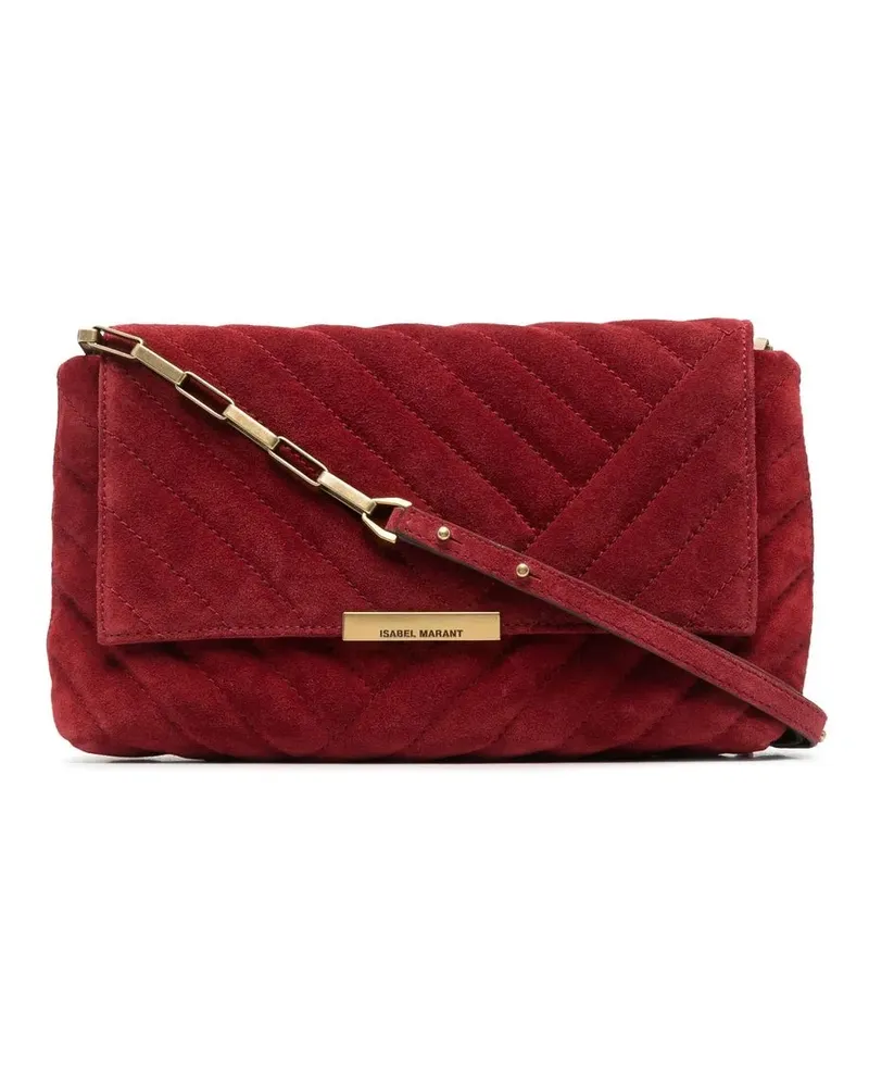 Isabel Marant Schultertasche mit Logo - Rot Rot