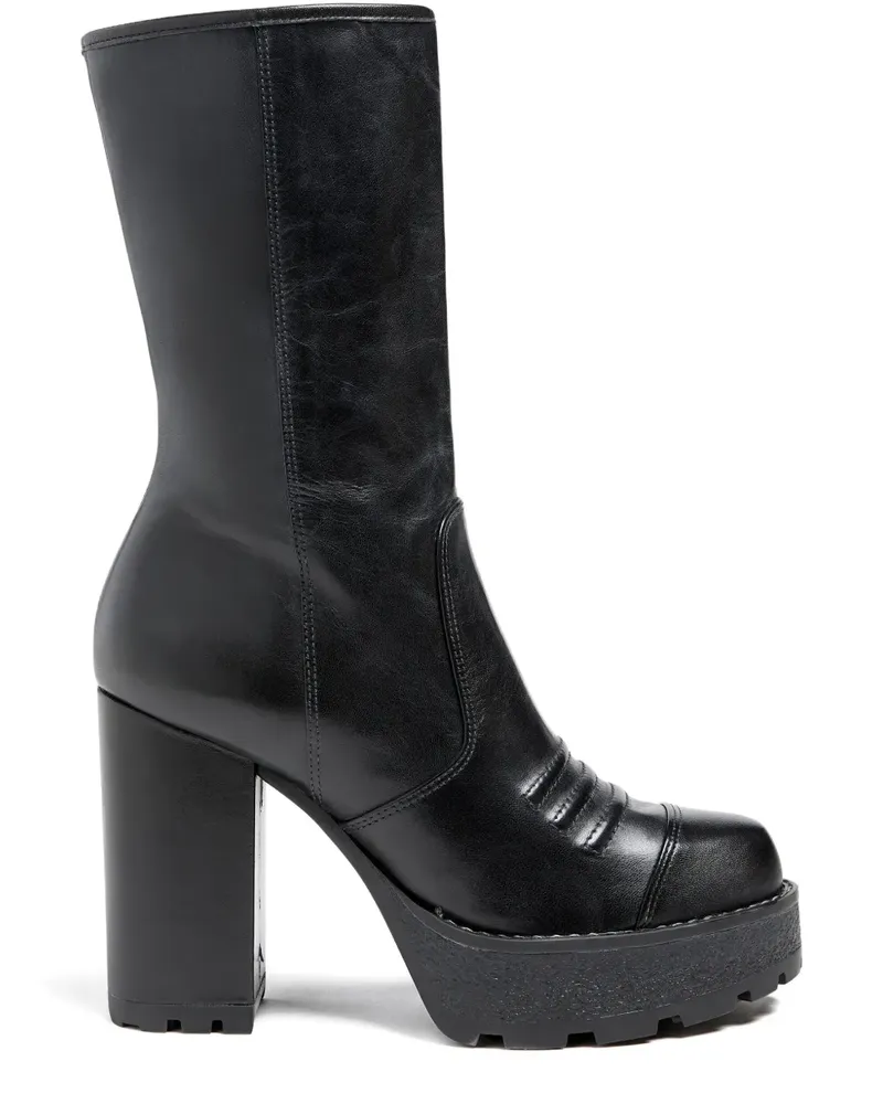 Cinq à Sept 109mm Marley boots - Schwarz Schwarz