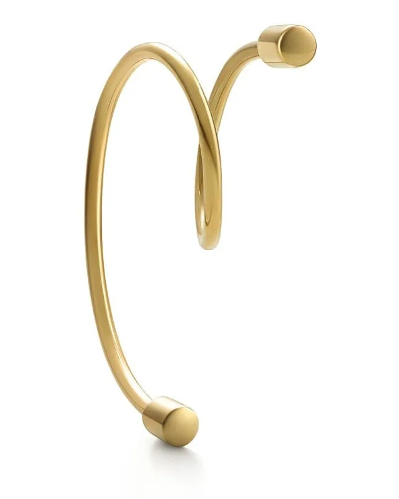 SHIHARA 18kt Twist Curl Gelbgoldohrring Gold