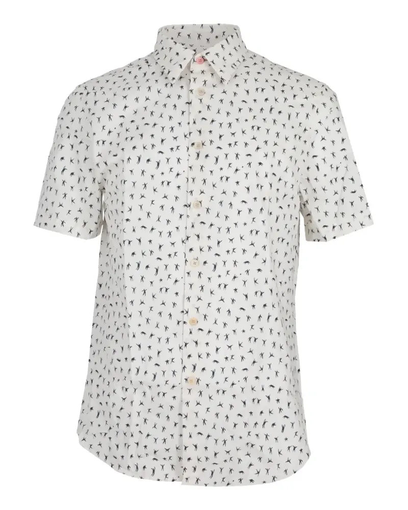 Paul Smith Hemd mit grafischem Print - Nude Nude