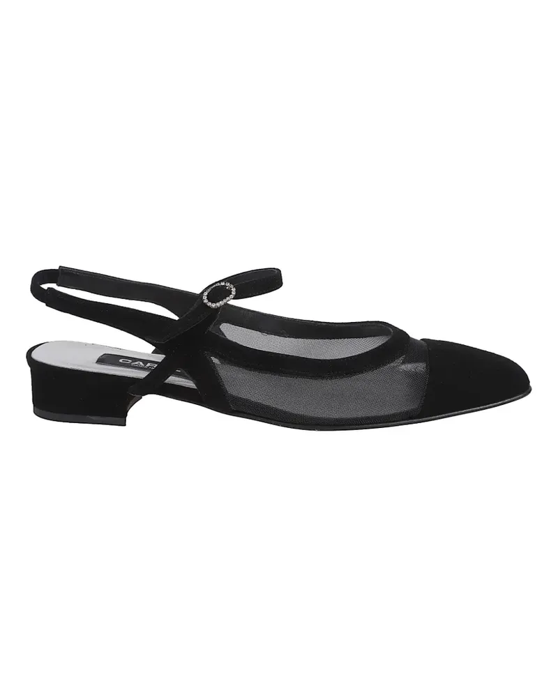 Carel mesh-panelled slingback ballet flats - Weiß Weiß