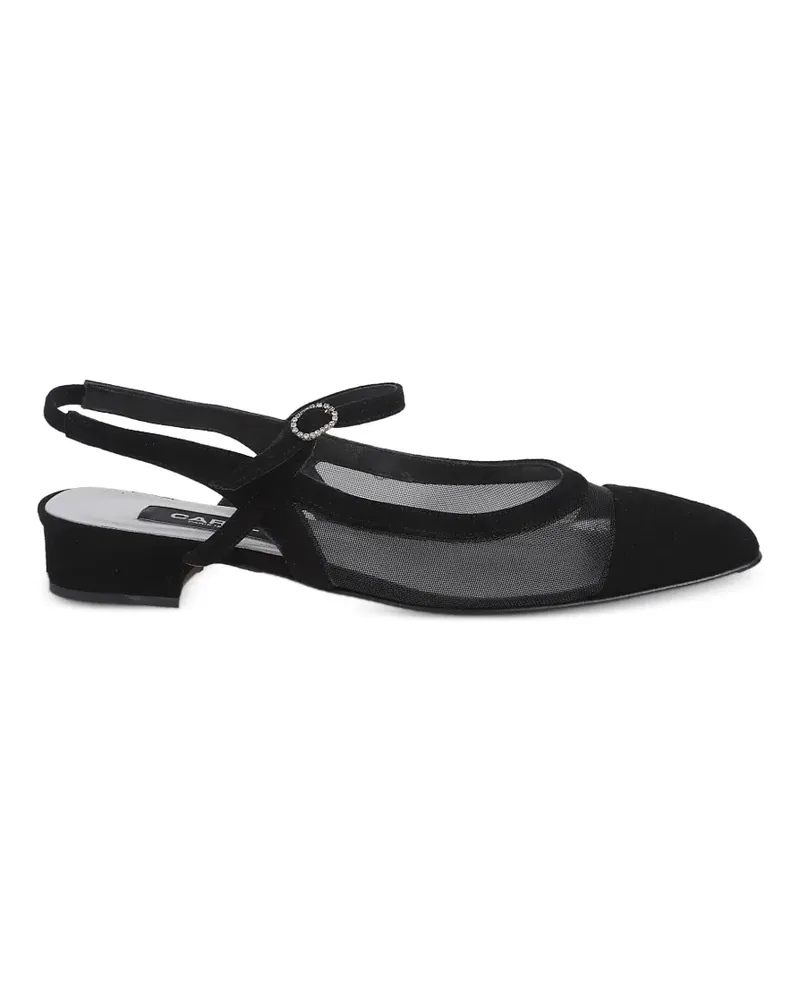 Carel mesh-panelled slingback ballet flats - Weiß Weiß