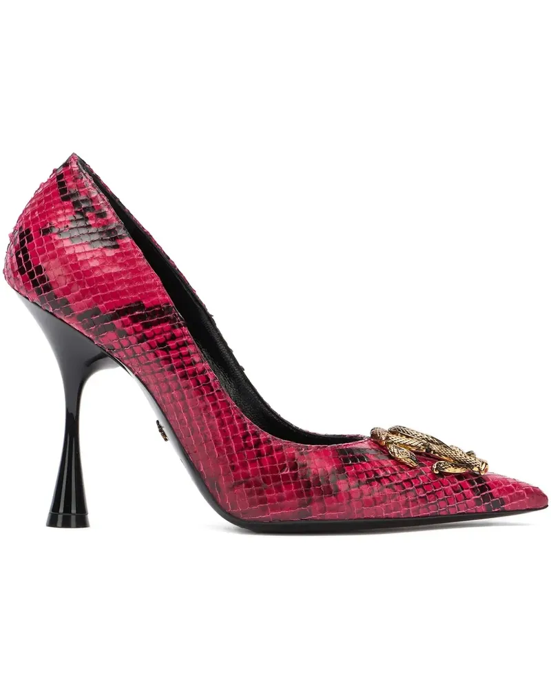 Roberto Cavalli High-Heels mit Schlangen-Print - Rosa Rosa