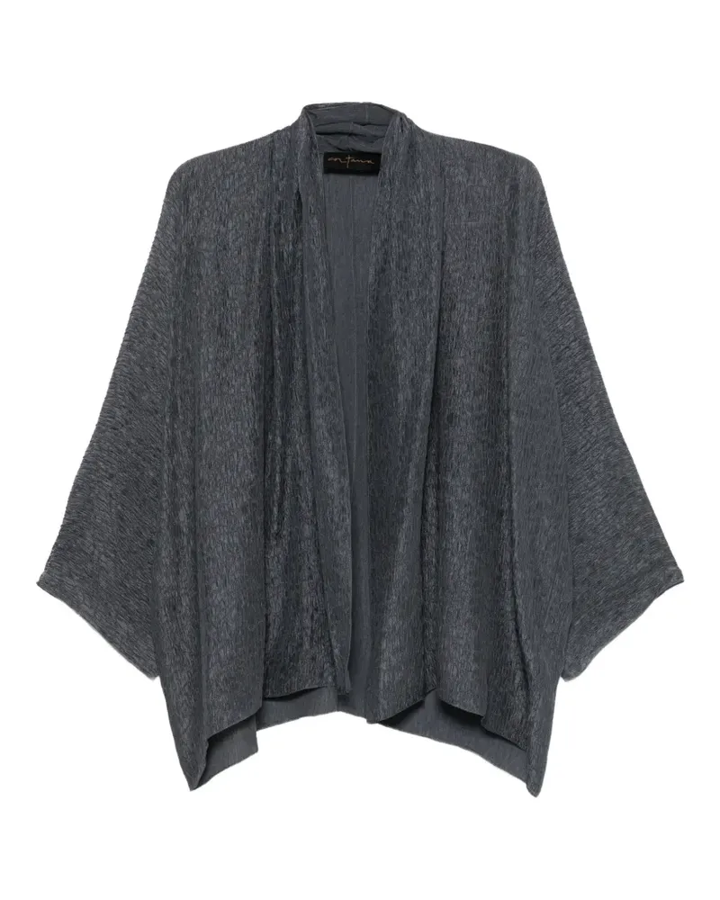 Cortana Jacke mit Knitteroptik und Schalkragen - Blau Blau