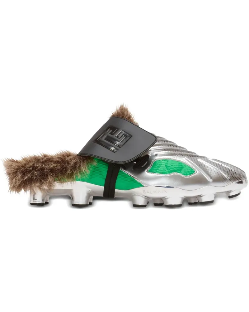 Balmain Half Time Slipper - Grau Grau