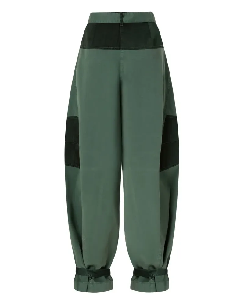 Pinko Hose mit Einsätzen - Grün Grün