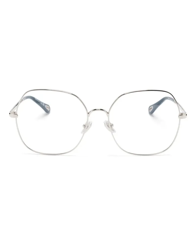 Chloé Brille mit rundem Gestell - Silber Silber