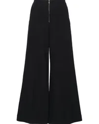 Totême Halbhohe Wide-Leg-Hose Schwarz