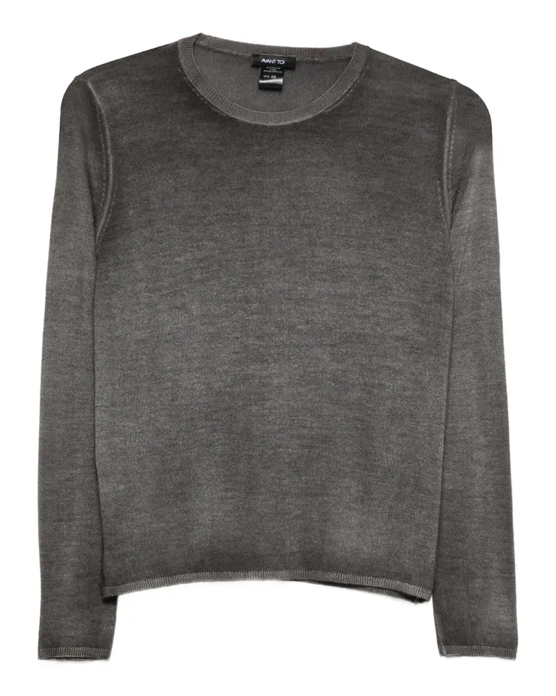 Avant Toi crew-neck top - Grau Grau
