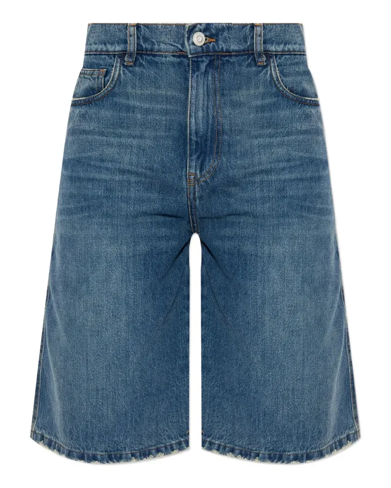 COPERNI Shorts mit Logo-Gürtel - Blau Blau