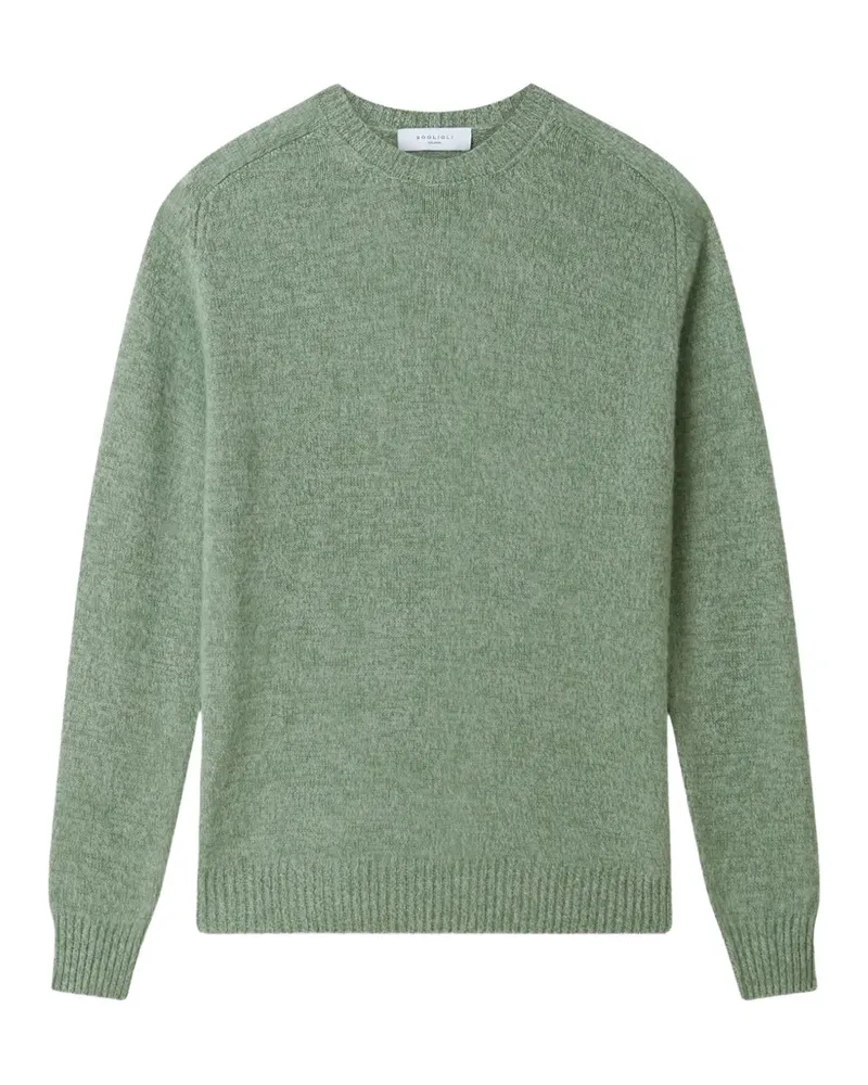 Boglioli Fein gestrickter Pullover - Grün Grün