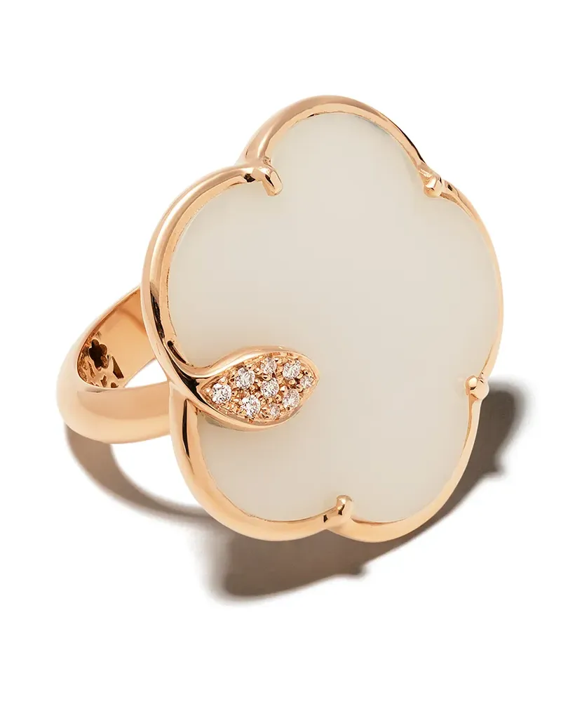 Pasquale Bruni 18kt 'Ton Joli' Rotgoldring mit Diamanten - Rosa Rosa