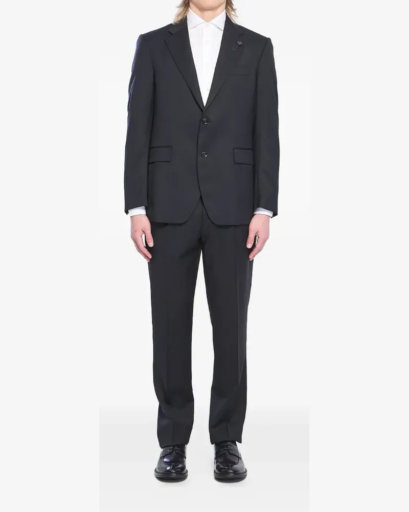 LARDINI Einreihiger Feeling-Anzug - Schwarz Schwarz