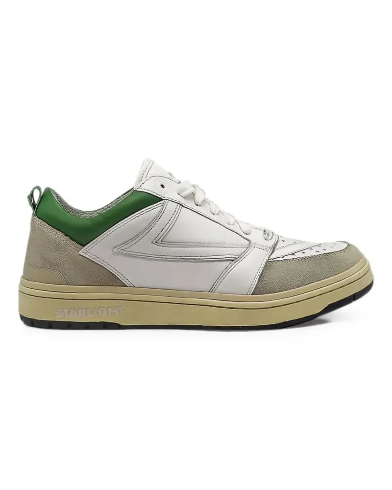 HTC Hollywood Trading Company Perforierte Starlight Sneakers - Weiß Weiß