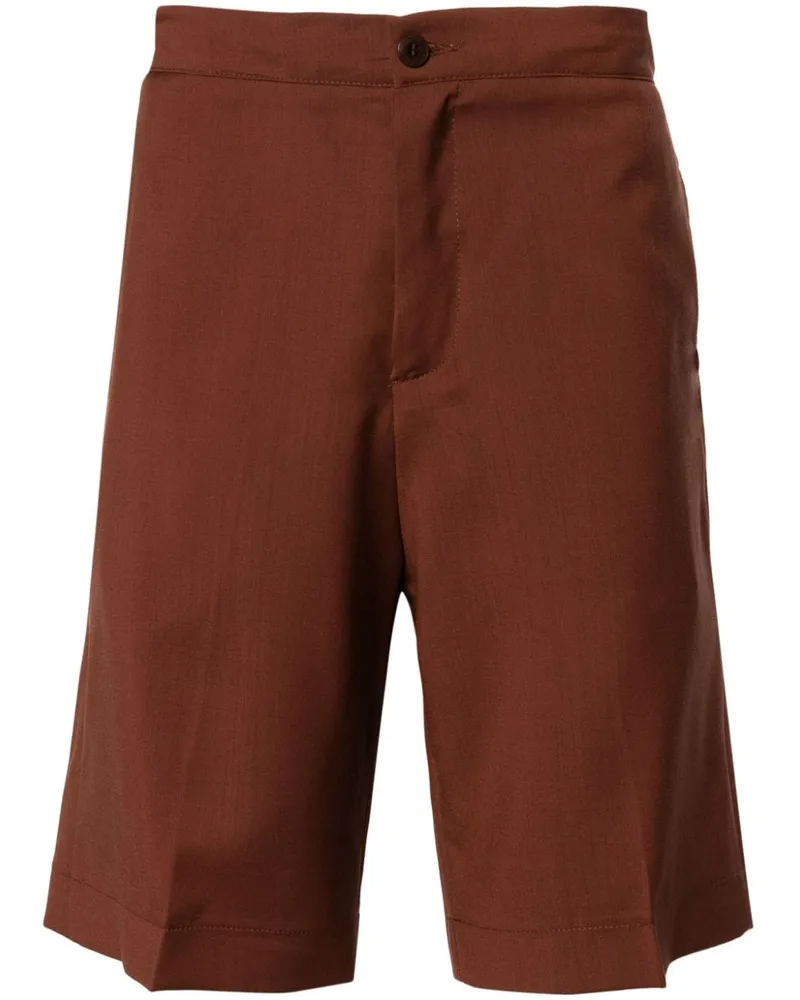 Costumein Halbhohe Chino-Shorts Orange