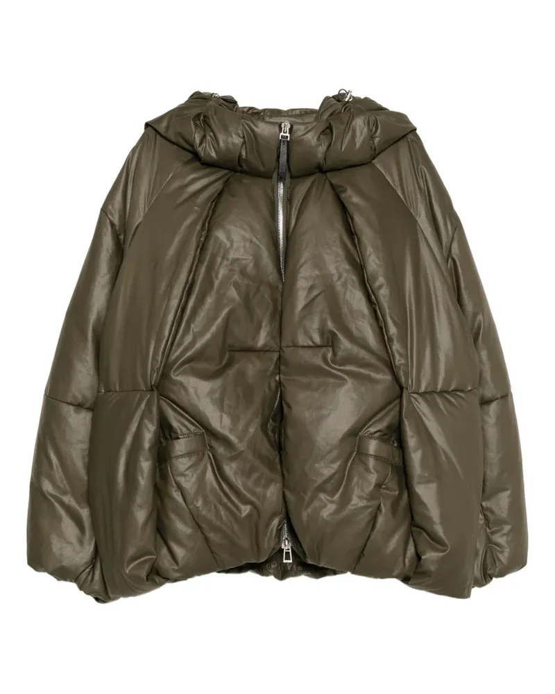 SONGZIO Gesteppte Bias Jacke - Grün Grün