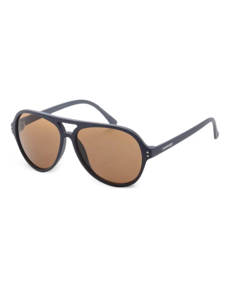 Calvin Klein Getönte Pilotenbrille - Blau Blau