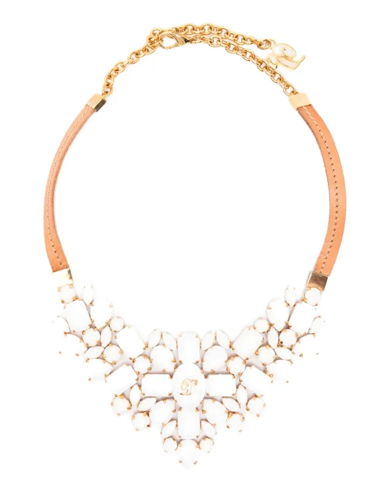 Dsquared2 2010s Halskette mit Kristallen - Gold Gold