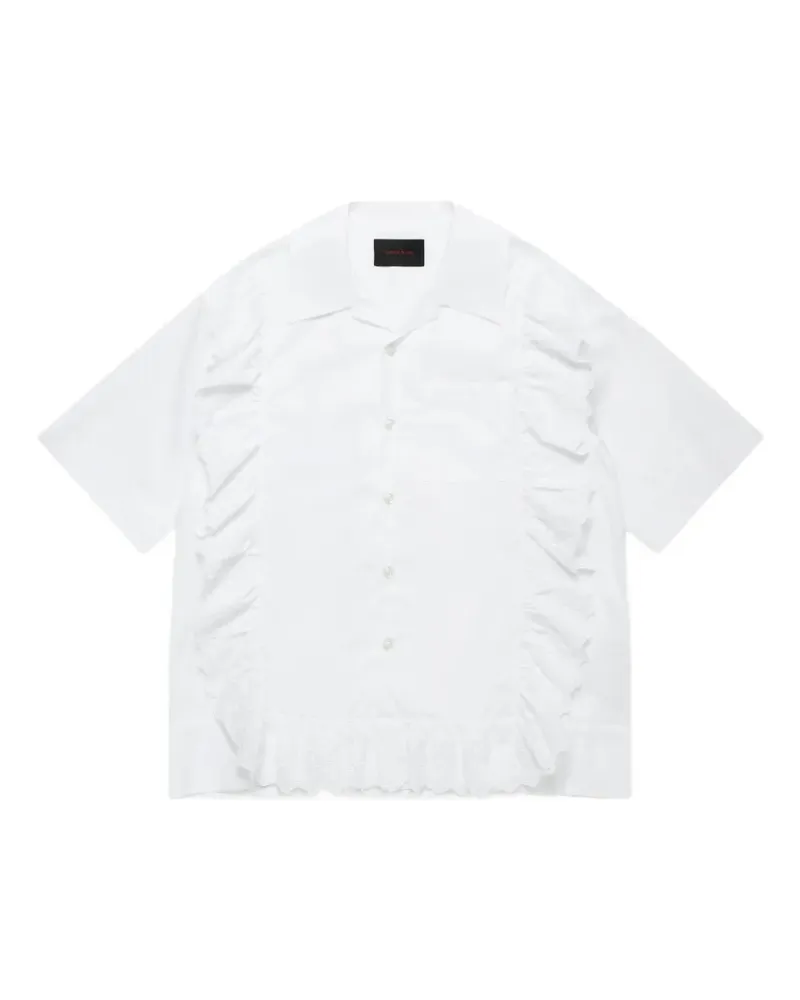 Simone Rocha Hemd mit Rüschen - Weiß Weiß