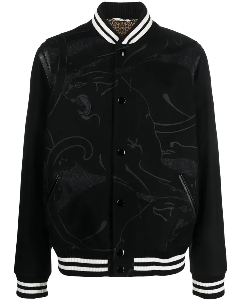 Valentino Garavani Bomberjacke mit grafischem Print - Schwarz Schwarz