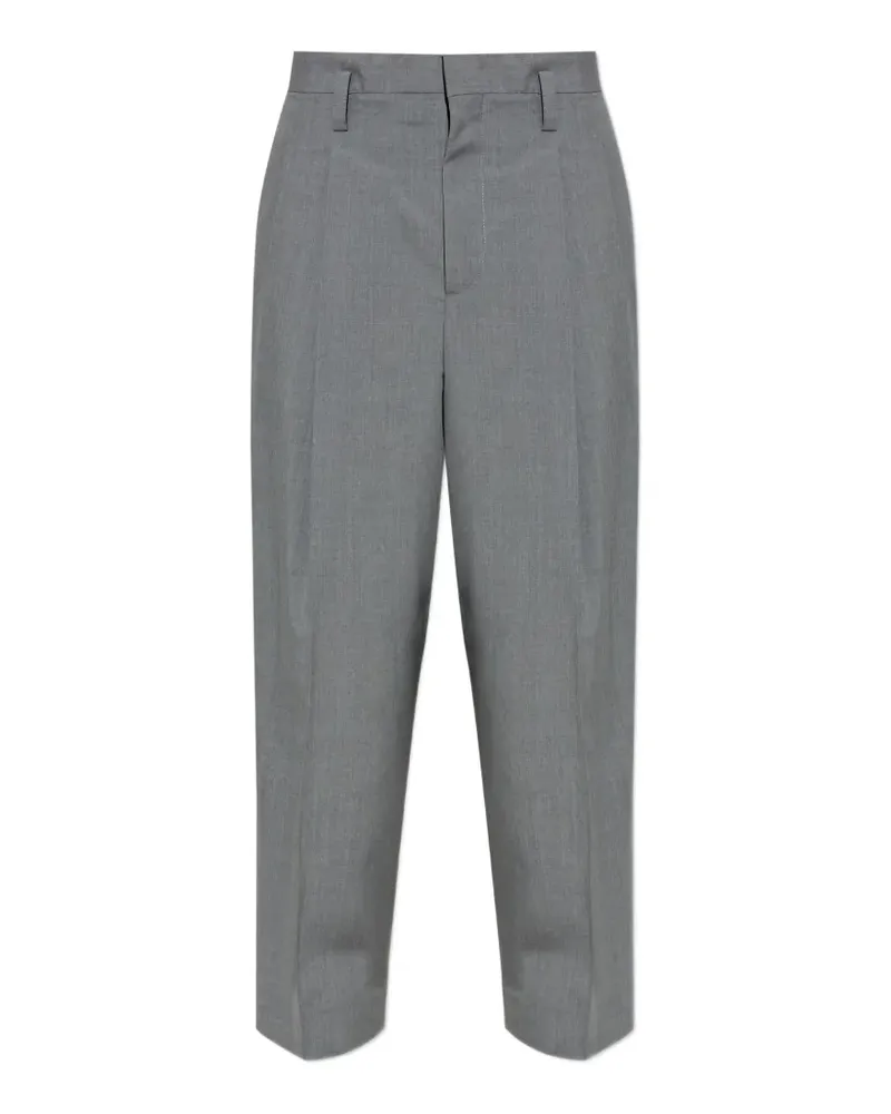 Jil Sander pleated trousers - Grau Grau