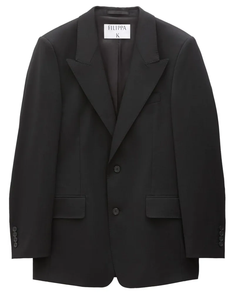 Filippa K Blazer mit steigendem Revers - Schwarz Schwarz
