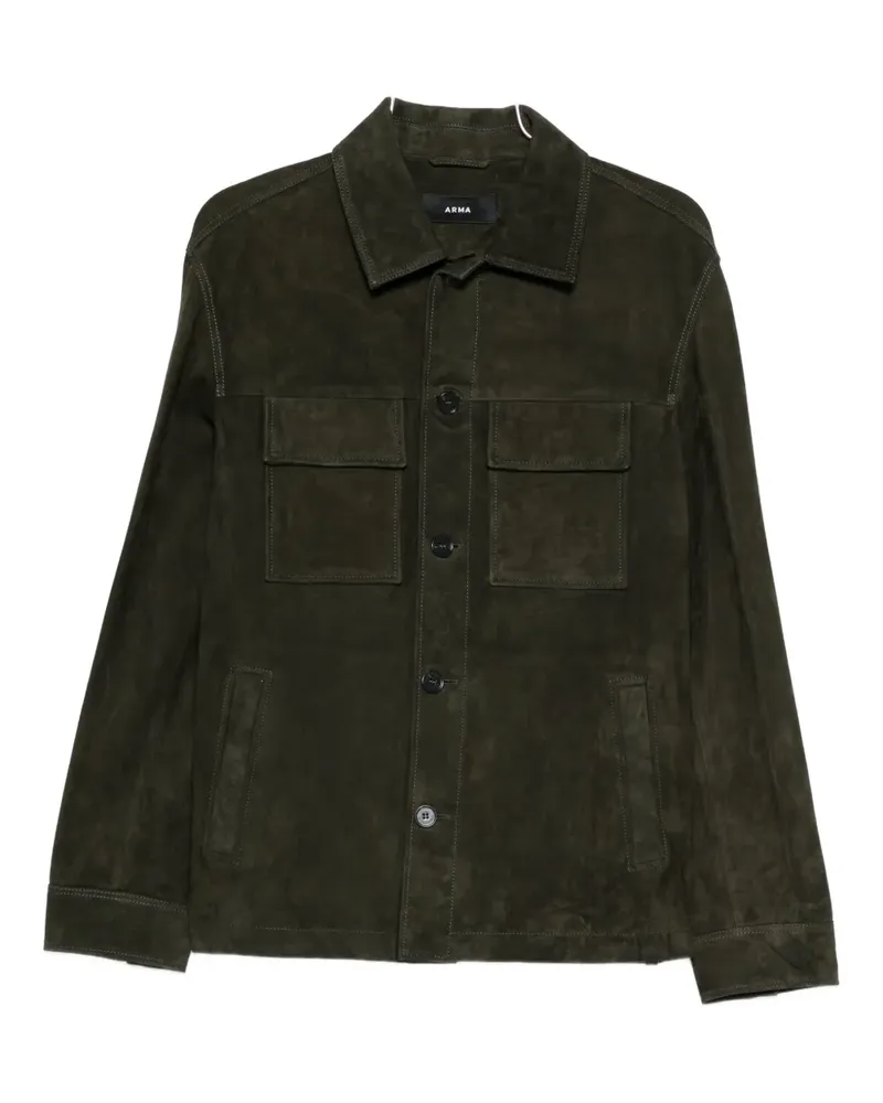 Arma suede jacket - Grün Grün