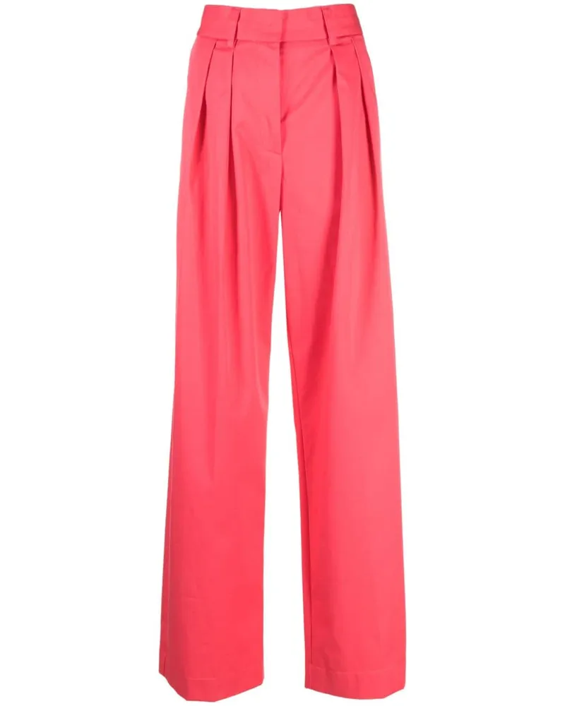 forte_forte Palazzohose mit Falten - Rosa Rosa