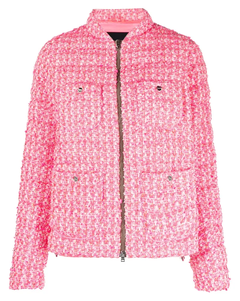 Herno Gefütterte Tweedjacke - Rosa Rosa