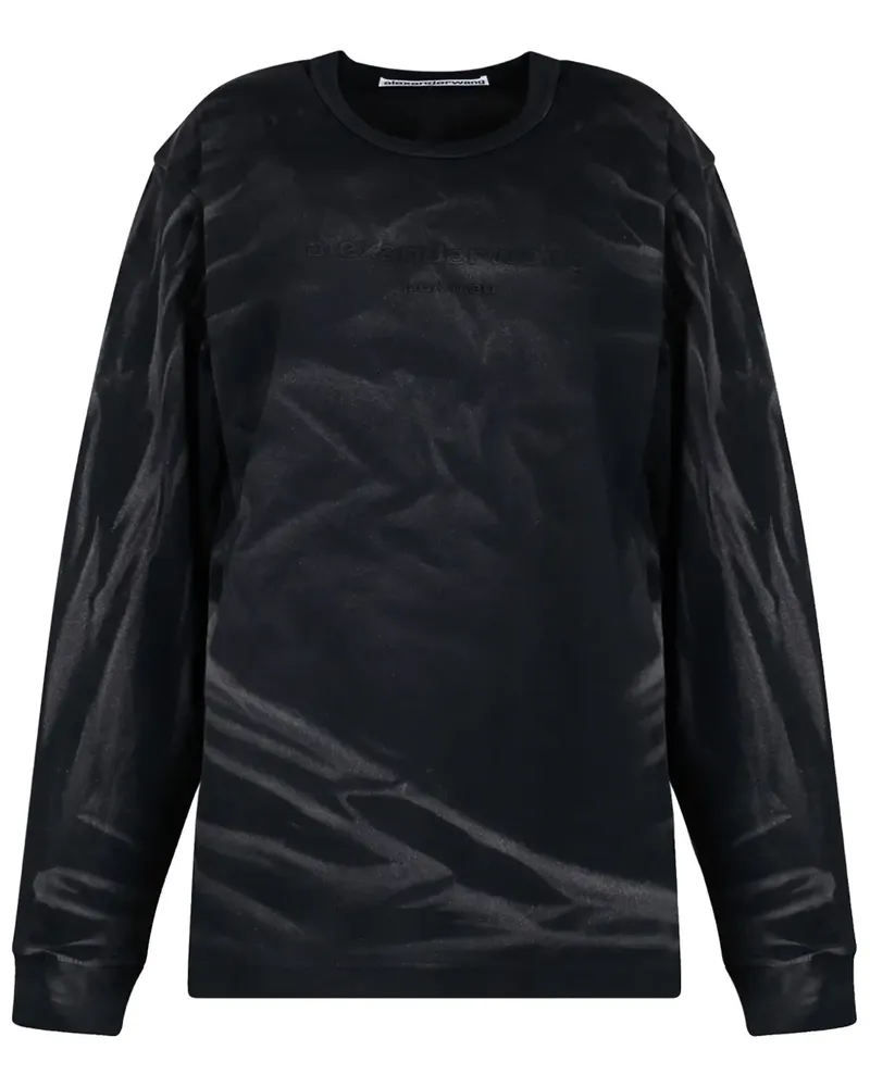 Alexander Wang Sweatshirt mit abstraktem Print - Schwarz Schwarz