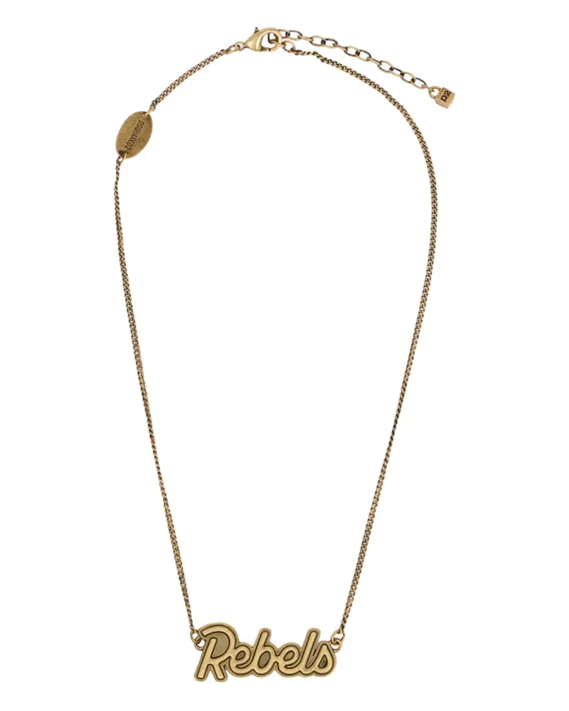 Dsquared2 Rebels Halskette mit Anhänger - Gold Gold