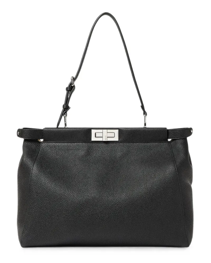 Fendi Peekaboo Tote Bag - Schwarz Schwarz
