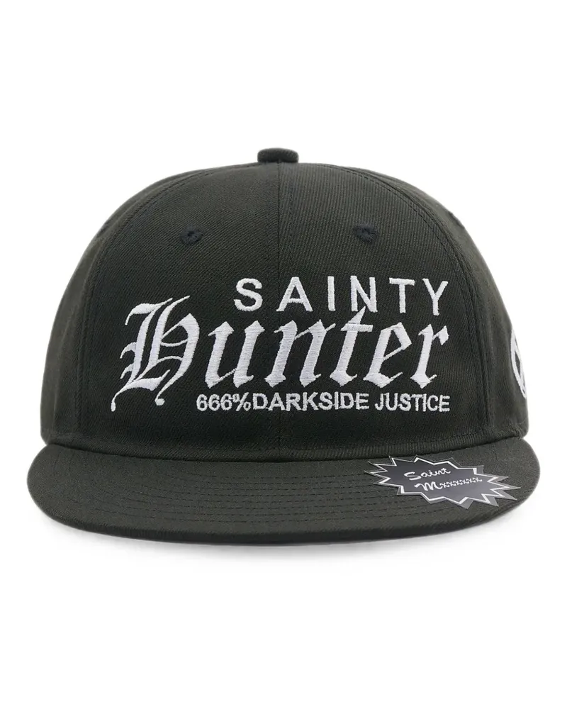 SAINT MXXXXXX Sainty Hunter embroidered cap - Schwarz Schwarz