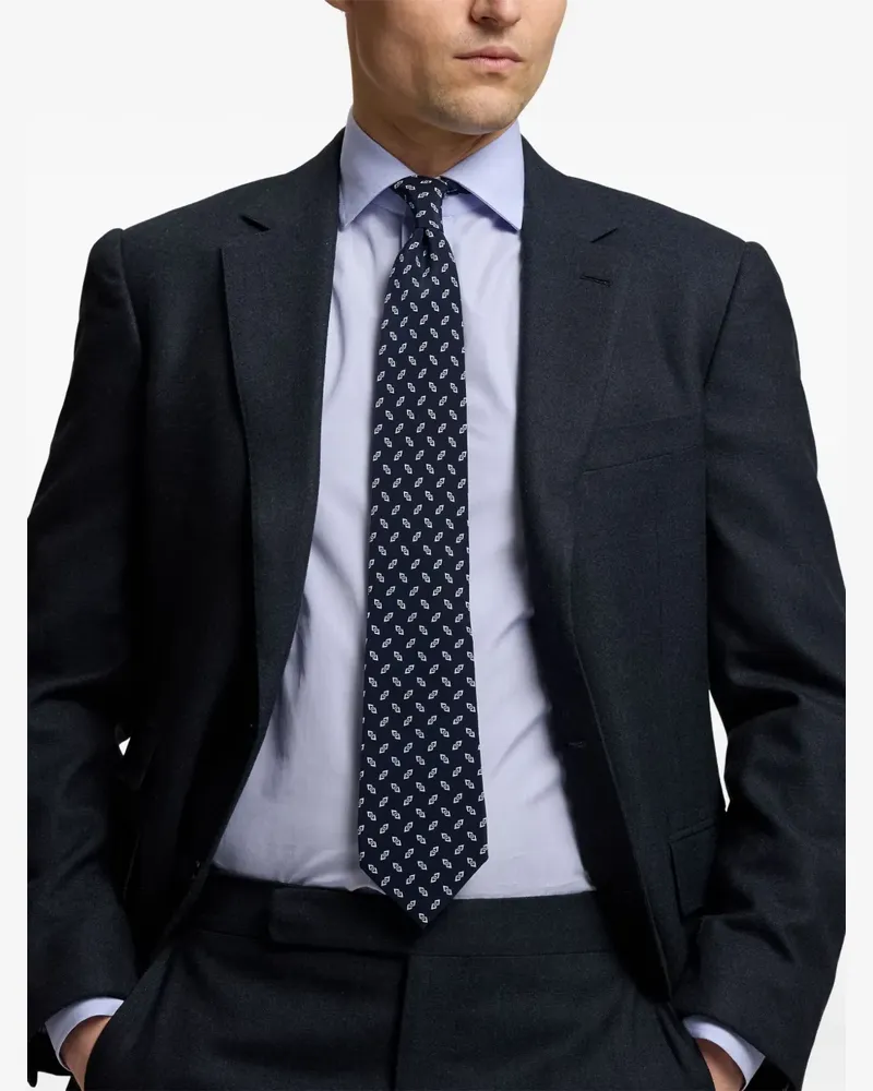 Ralph Lauren Krawatte mit Pfeilmotiv - Blau Blau