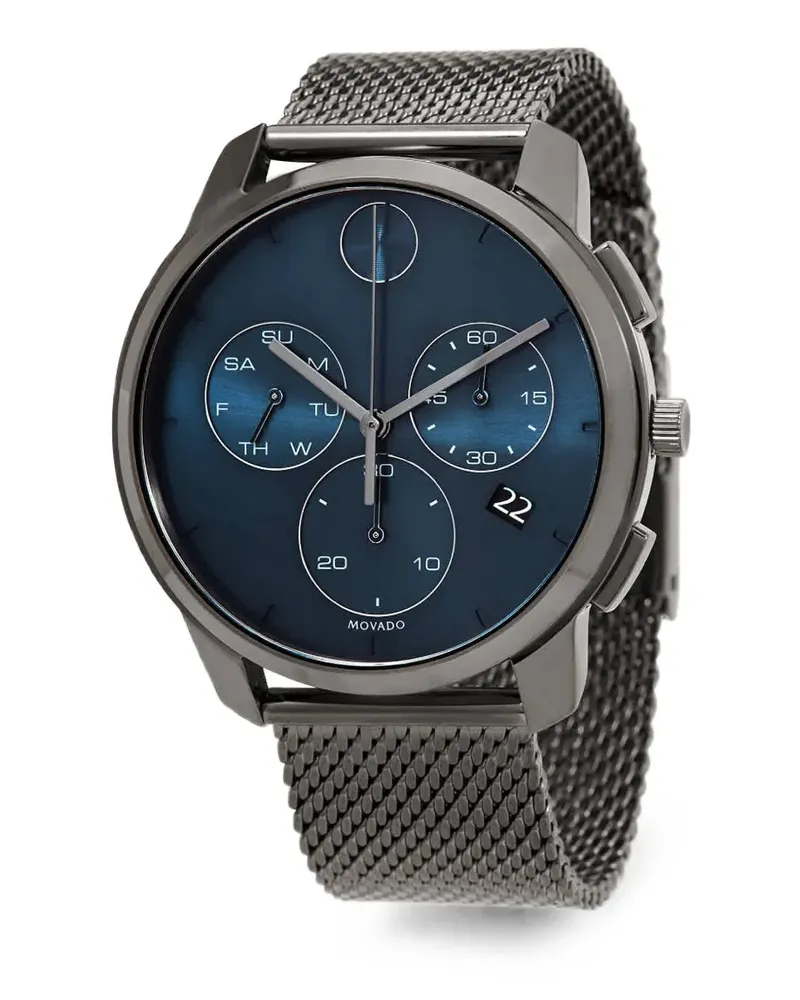 Movado Bold chronograph 42mm watch - Blau Blau