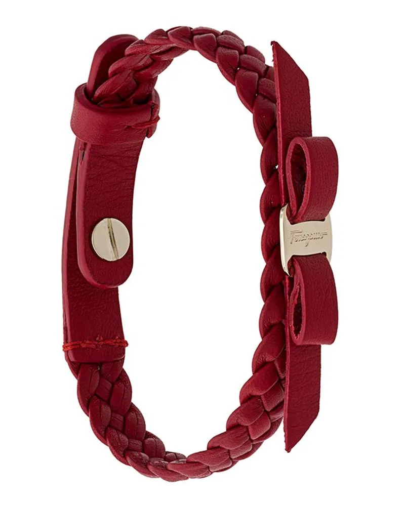 Ferragamo Armband mit Vara-Schleife Rot