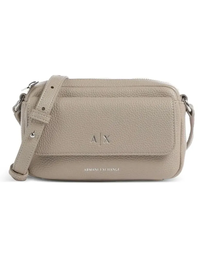 Armani Exchange Gekörnte Umhängetasche - Nude Nude