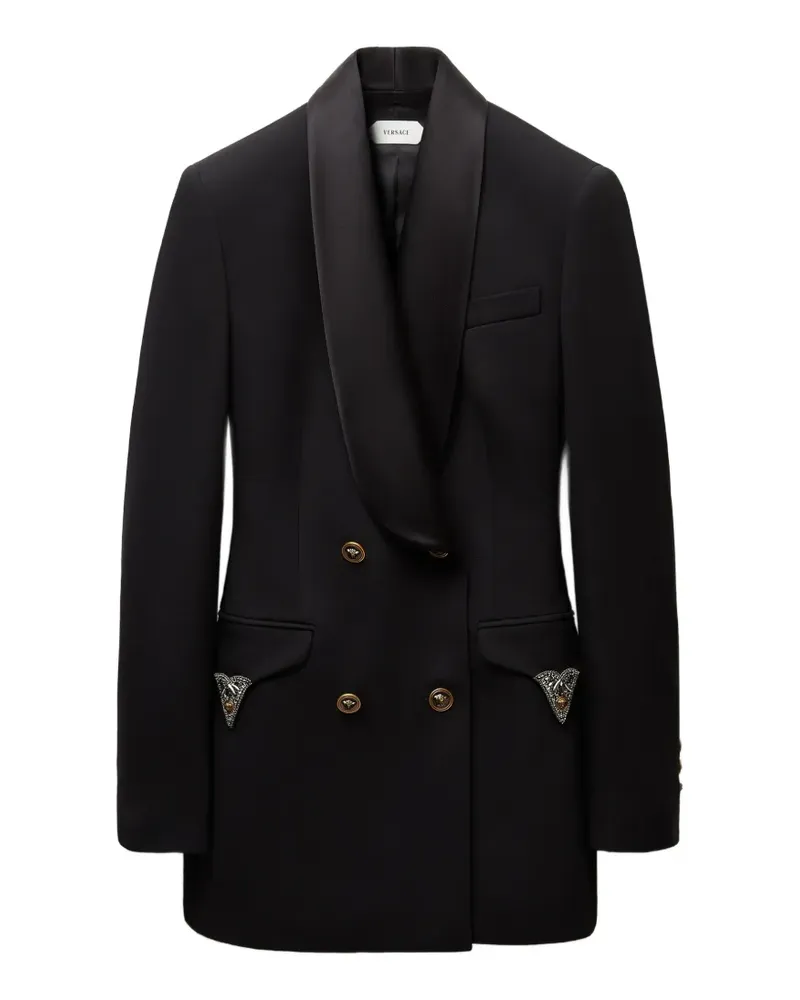 Versace wool blazer - Schwarz Schwarz