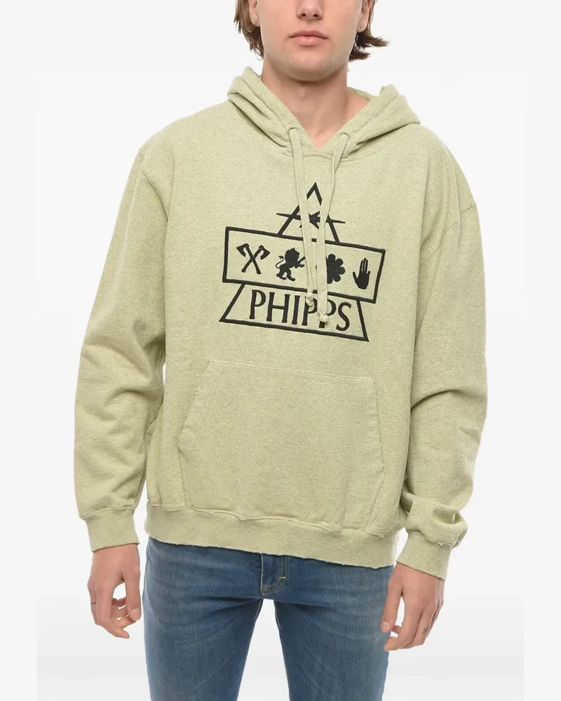 PHIPPS Hoodie mit Logo-Stickerei - Grün Grün