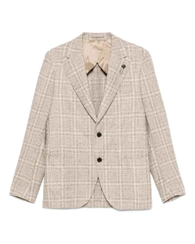 LARDINI Jacke mit zwei Knöpfen - Nude Nude