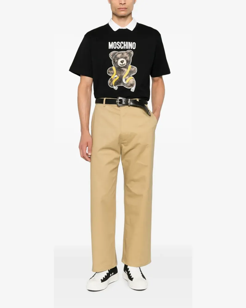 Moschino Teddy Bear short-sleeve T-shirt - Schwarz Schwarz