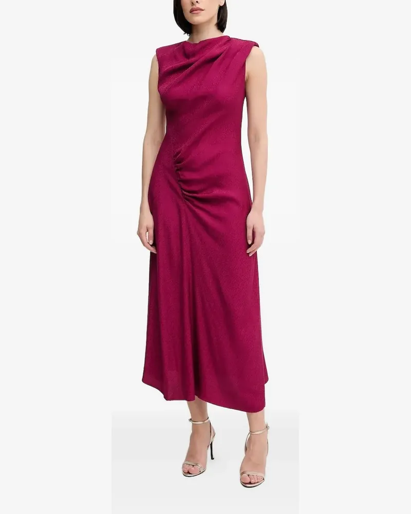 Hoss Intropia Kleid mit Schalkragen - Rot Rot