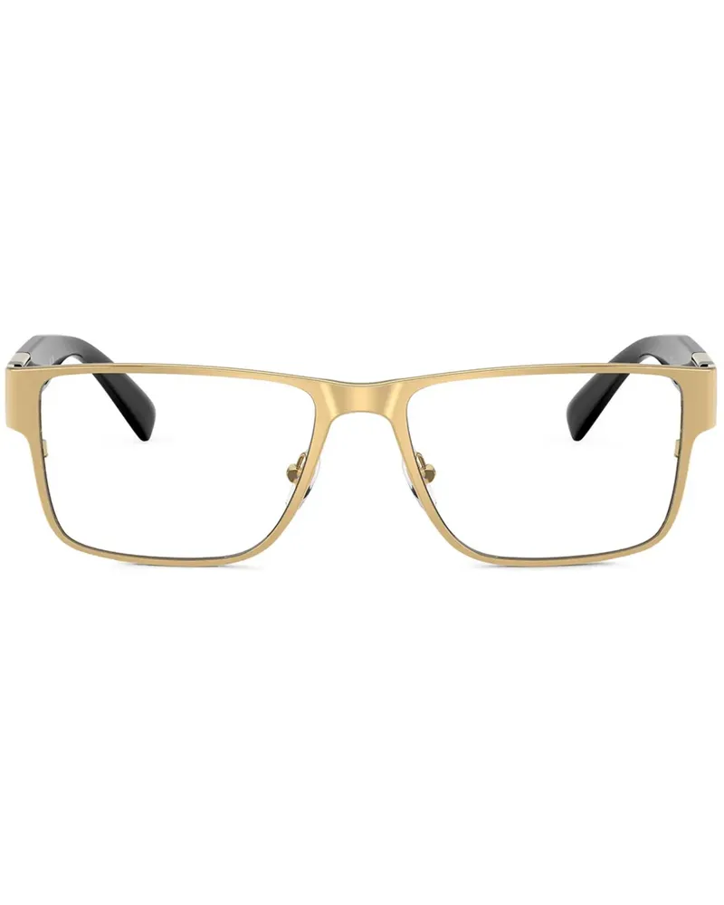 Versace Brille mit Medusa-Schild - Gold Gold