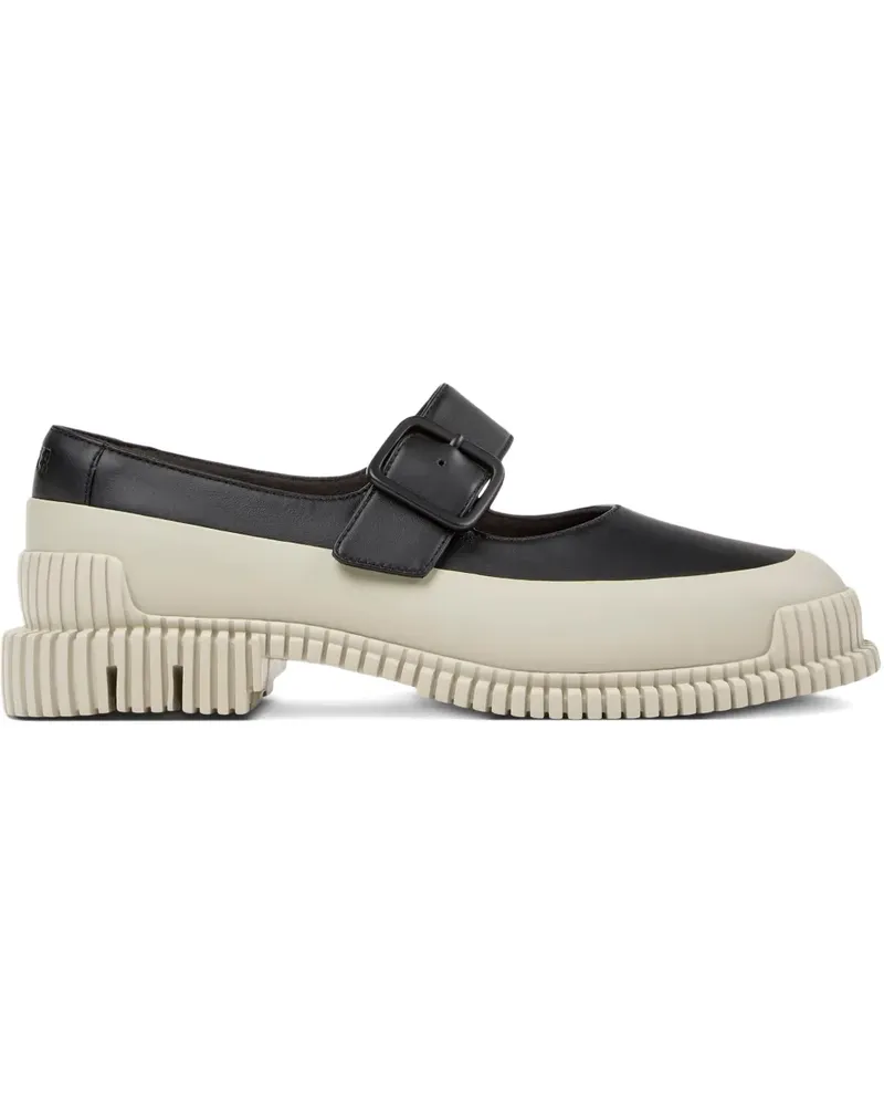Camper Pix Ballerinas mit Schnalle - Schwarz Schwarz