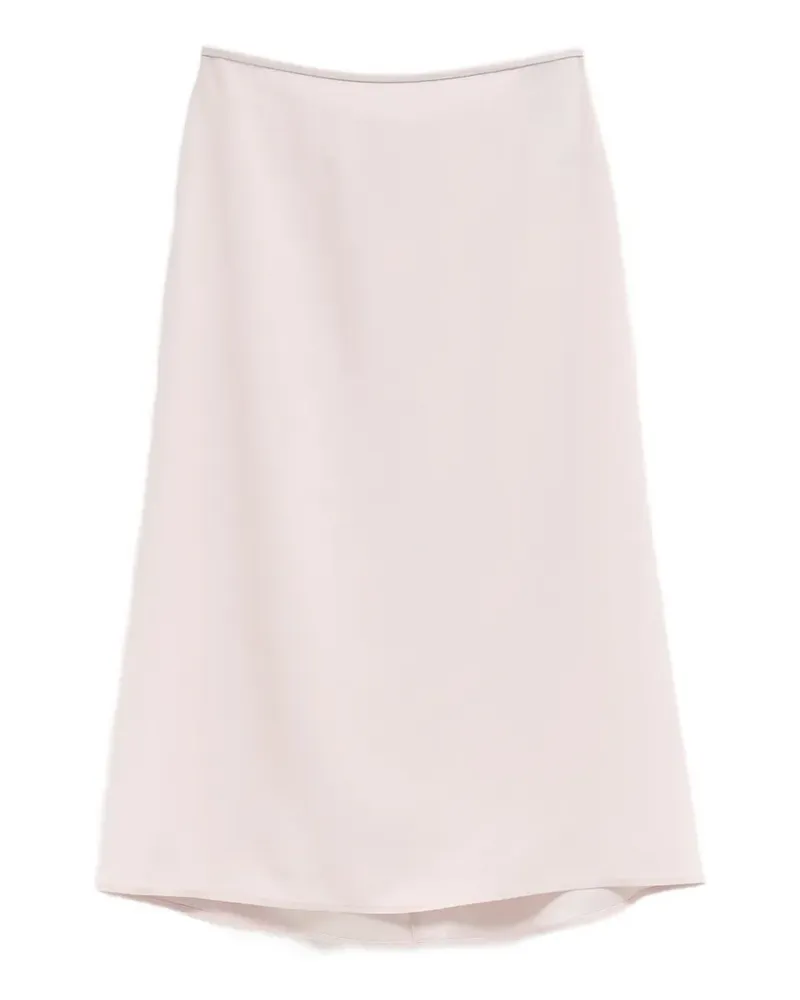 Jil Sander medium-waist midi skirt - Rosa Rosa