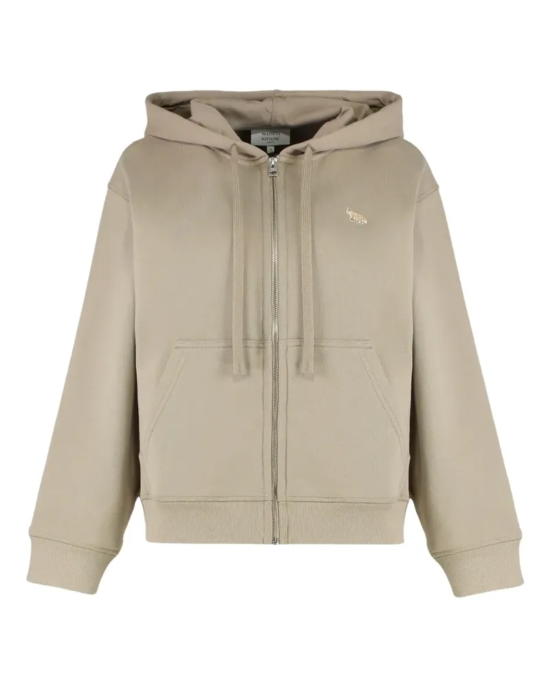 Kitsuné full-zip hoodie - Nude Nude