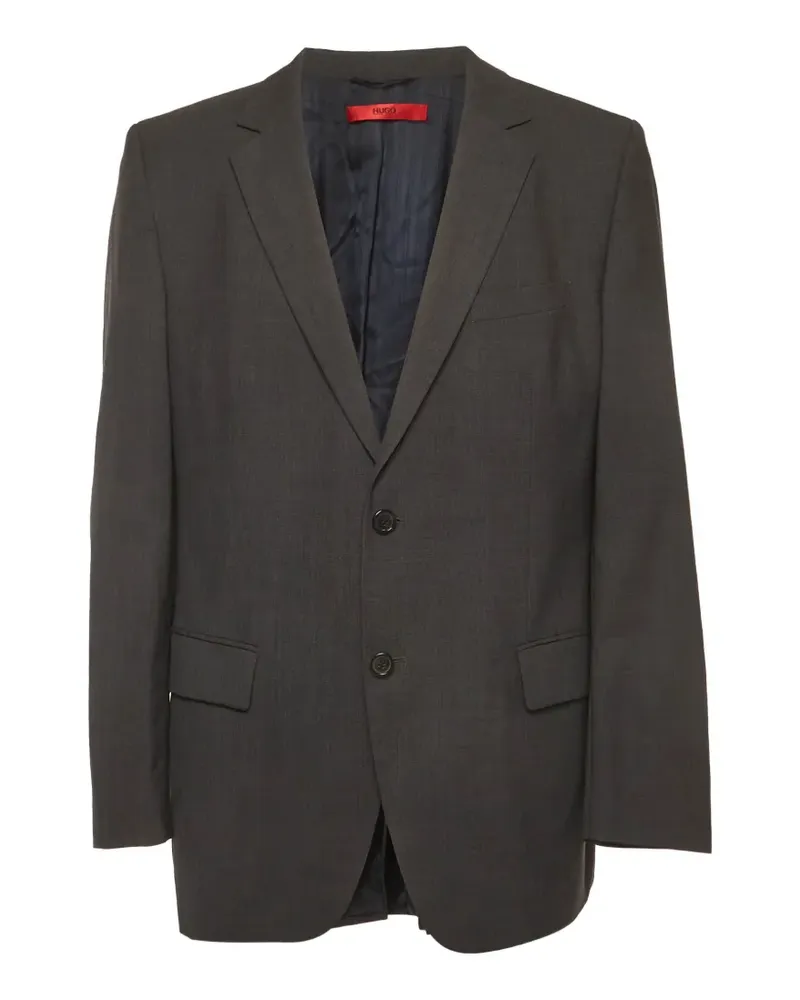 HUGO BOSS Einreihiger Aamon Blazer - Grau Grau